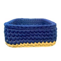 سبد تریکو مدل گندمی مربع