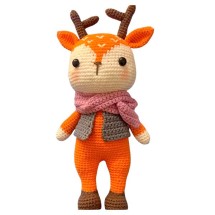 عروسک گوزن پاییزی